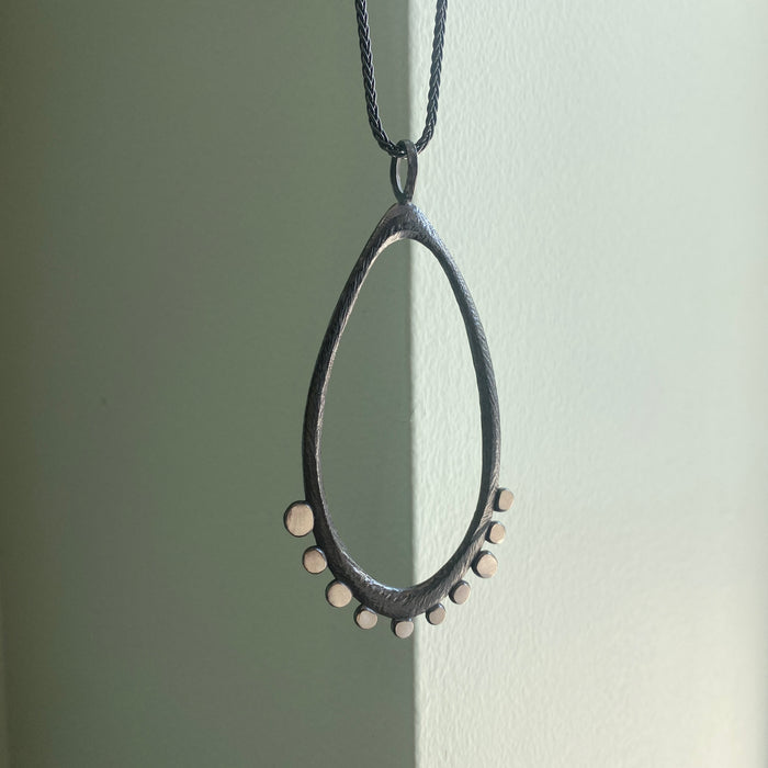 Disco Bottom Open Drop Pendant