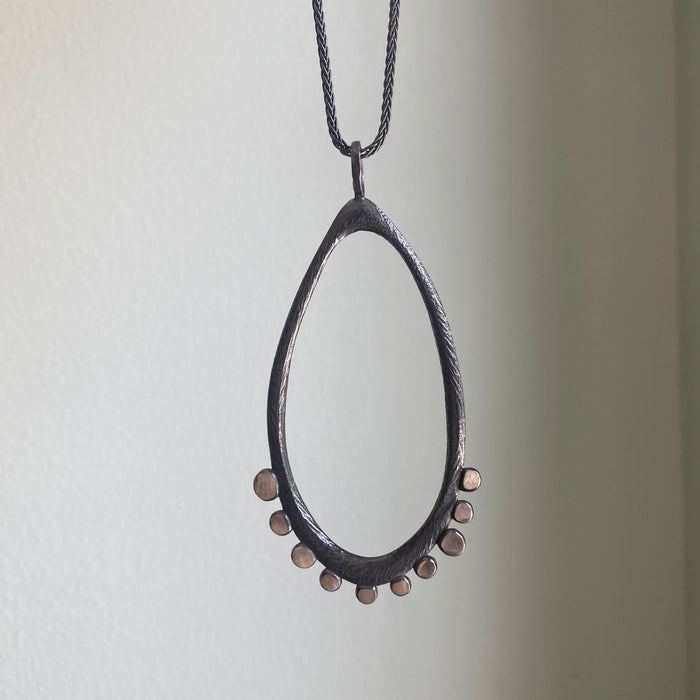 Disco Bottom Open Drop Pendant