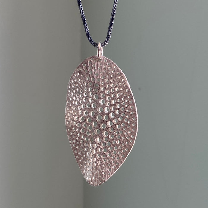 Sieve Leaf Pendant