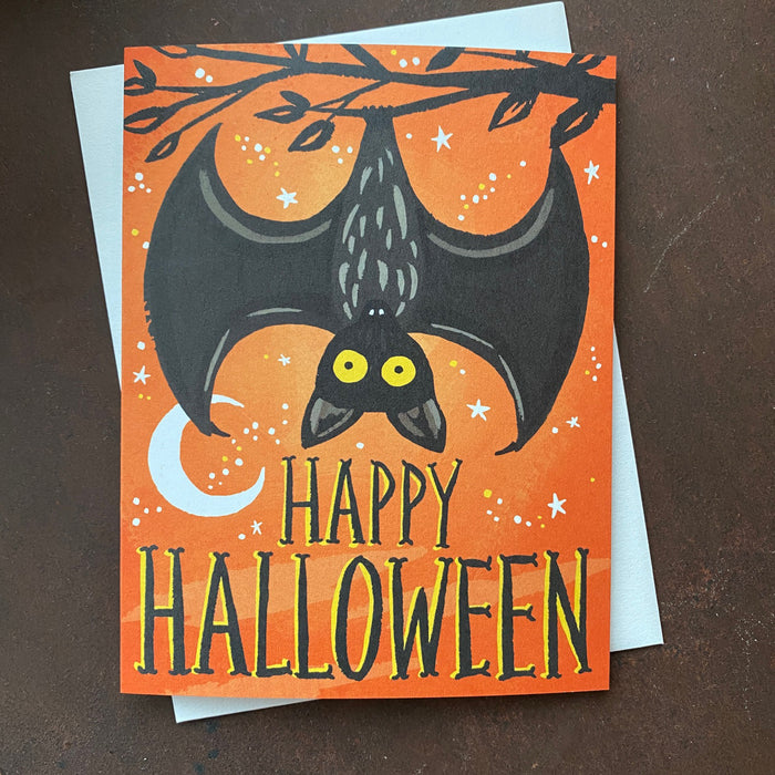 Halloween Bat Card