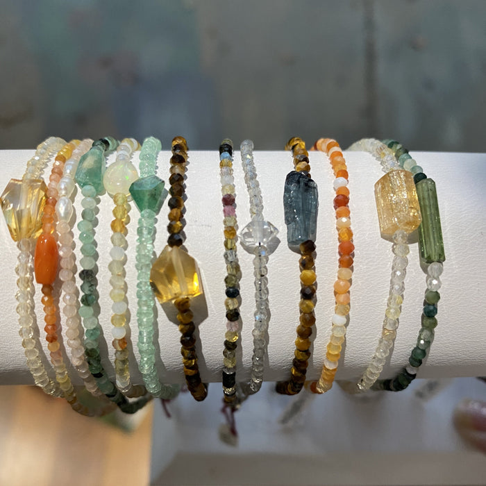 Lapis + Coral Bracelet
