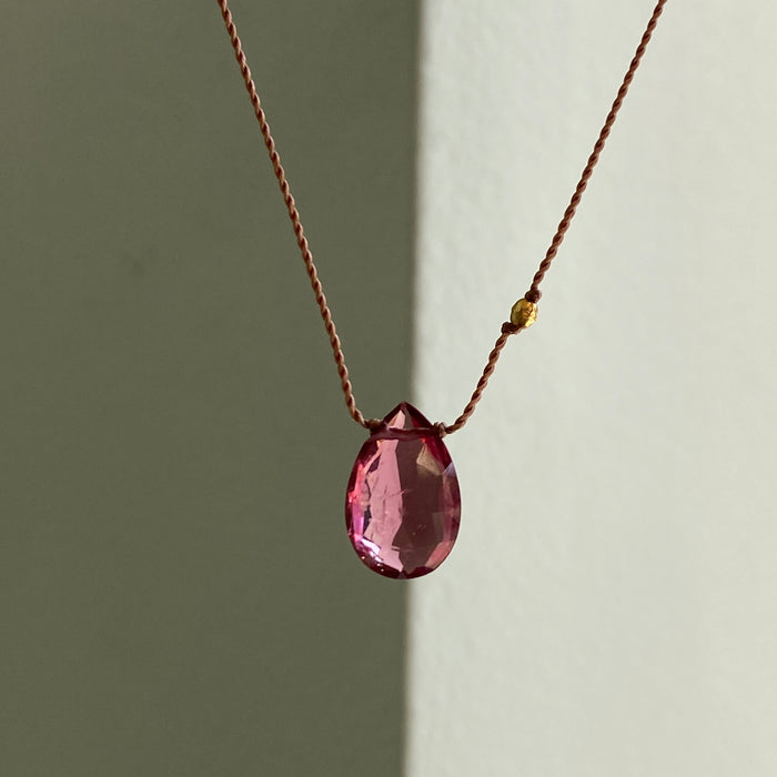 Pink Tourmaline Briolette
