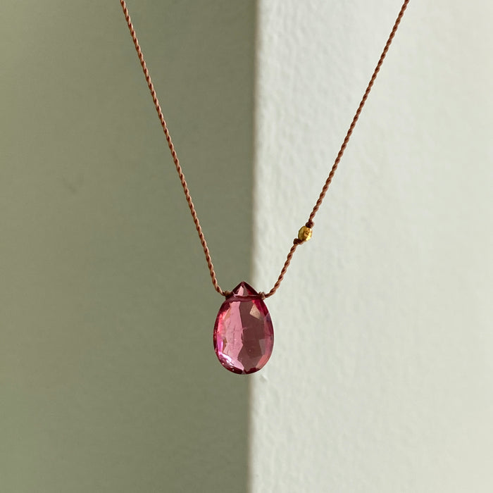 Pink Tourmaline Briolette