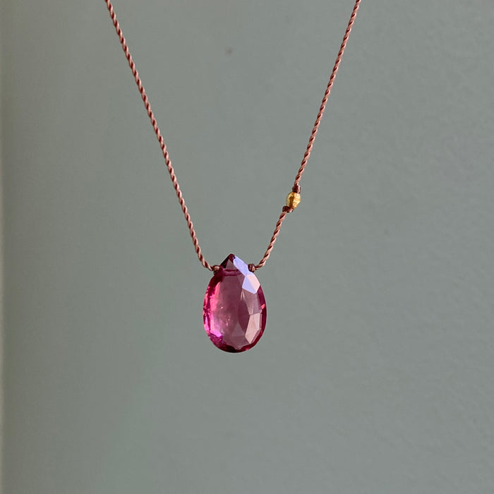 Pink Tourmaline Briolette