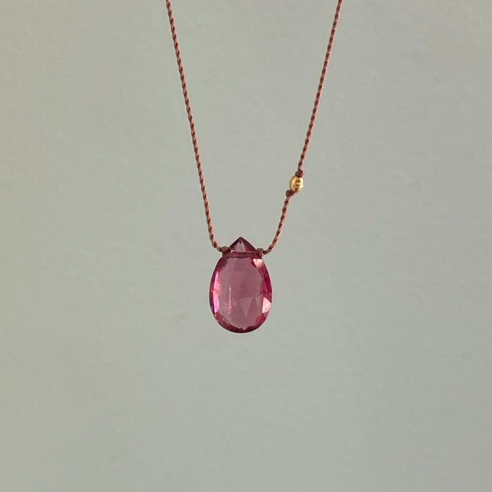 Pink Tourmaline Briolette