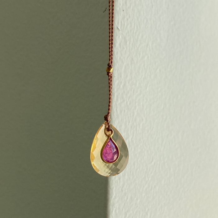 Fire Opal + Ruby Sandpiper