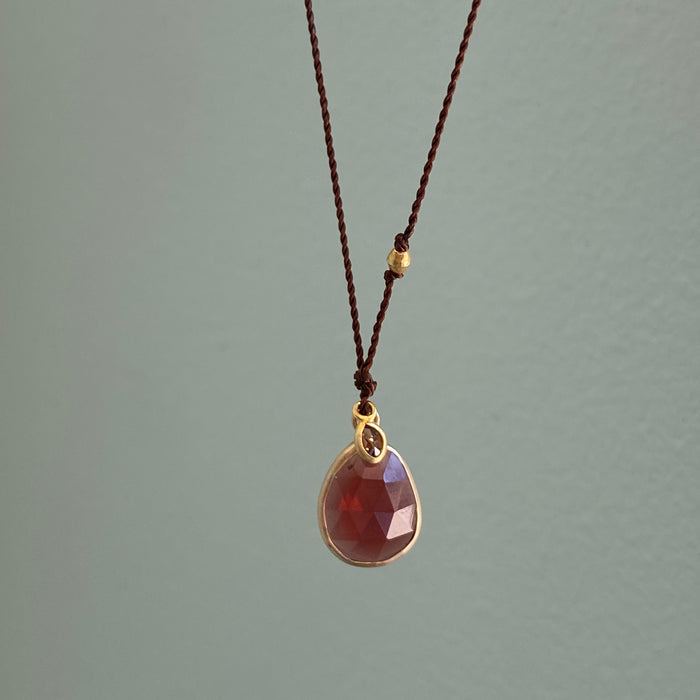 Garnet + Diamond Nightingale