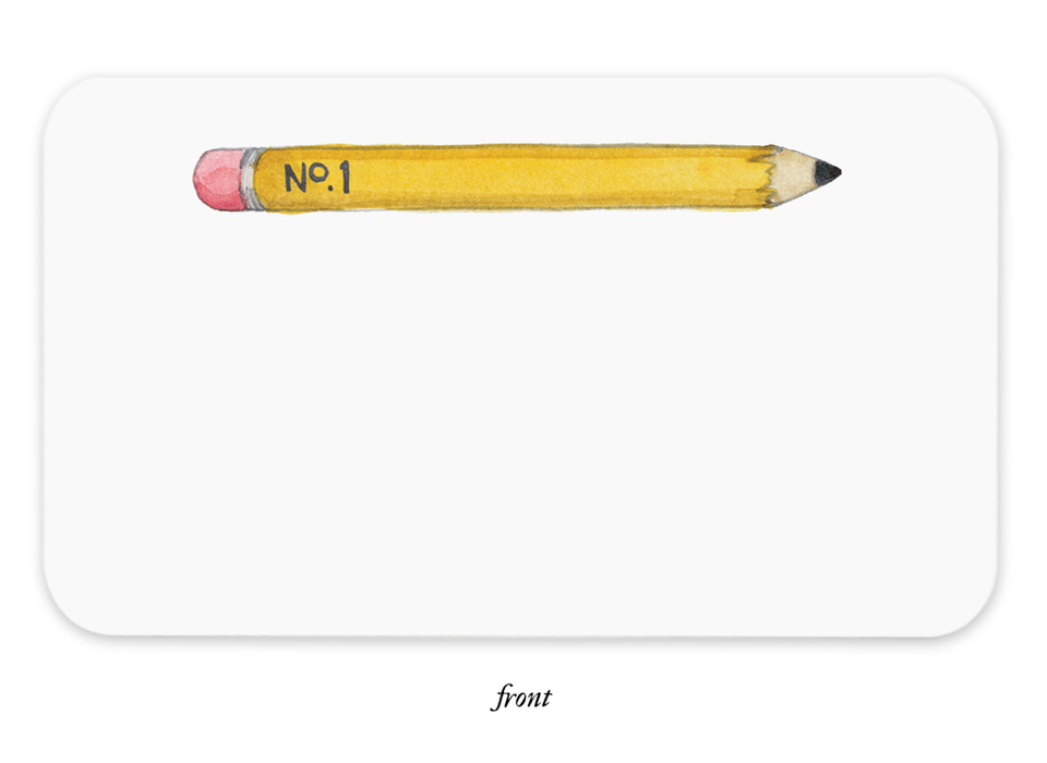 No 1. Pencil Little Notes