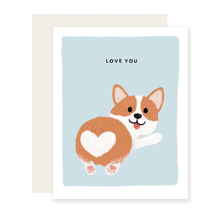 Corgi Love You Card