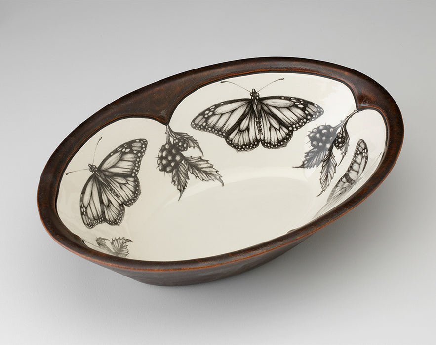 Monarch Butterly Large Serving Dish