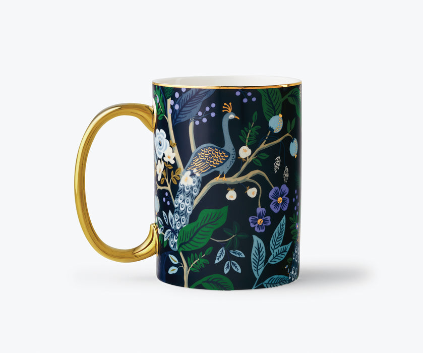 Peacock Porcelain Mug