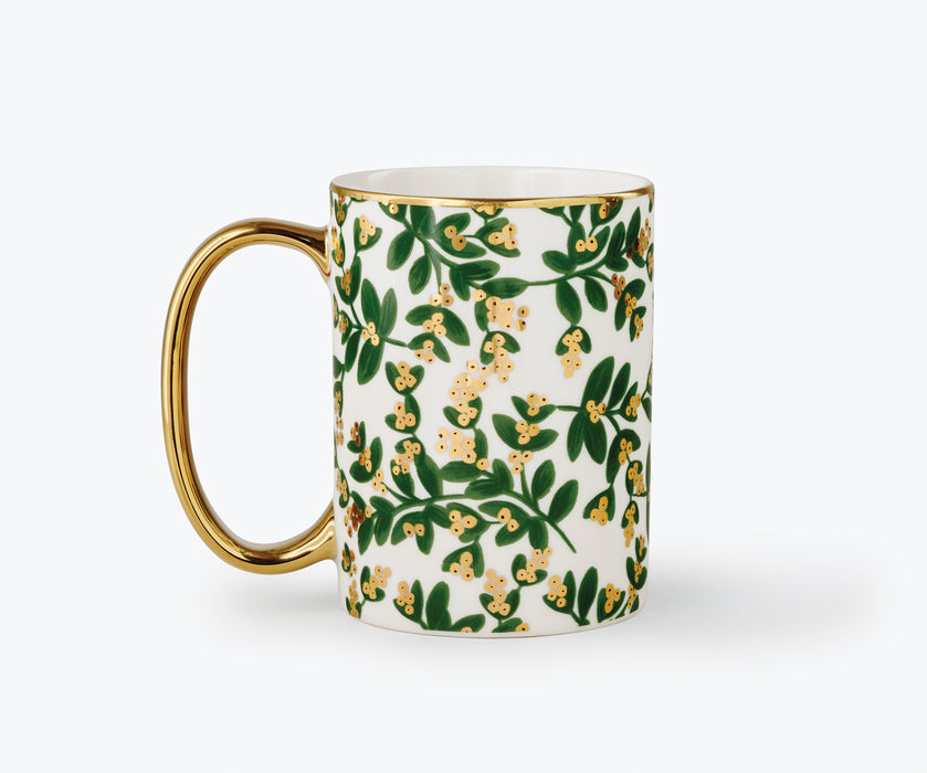 Mistletoe Porcelain Mug