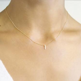 Baguette Diamond Necklace