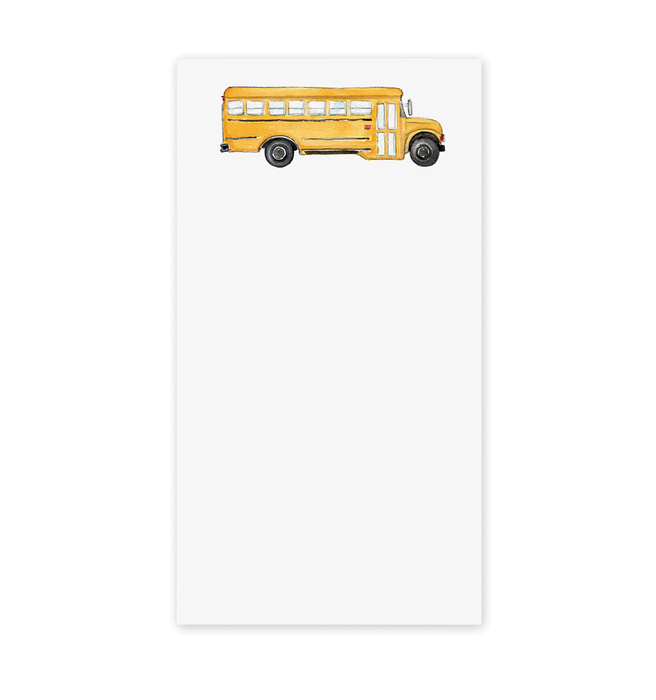 School Bus Notepad