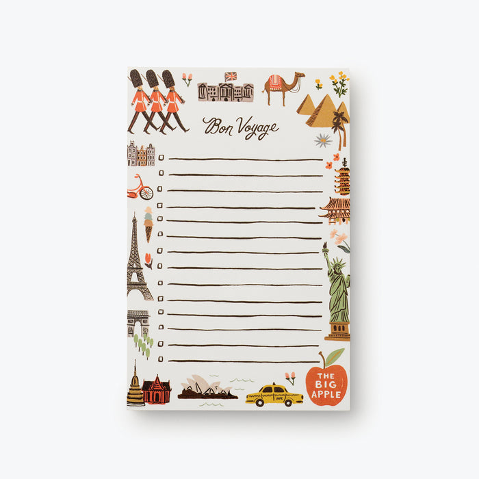 Bon Voyage Checklist Notepad