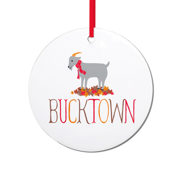 Bucktown Autumn Goat Ornament