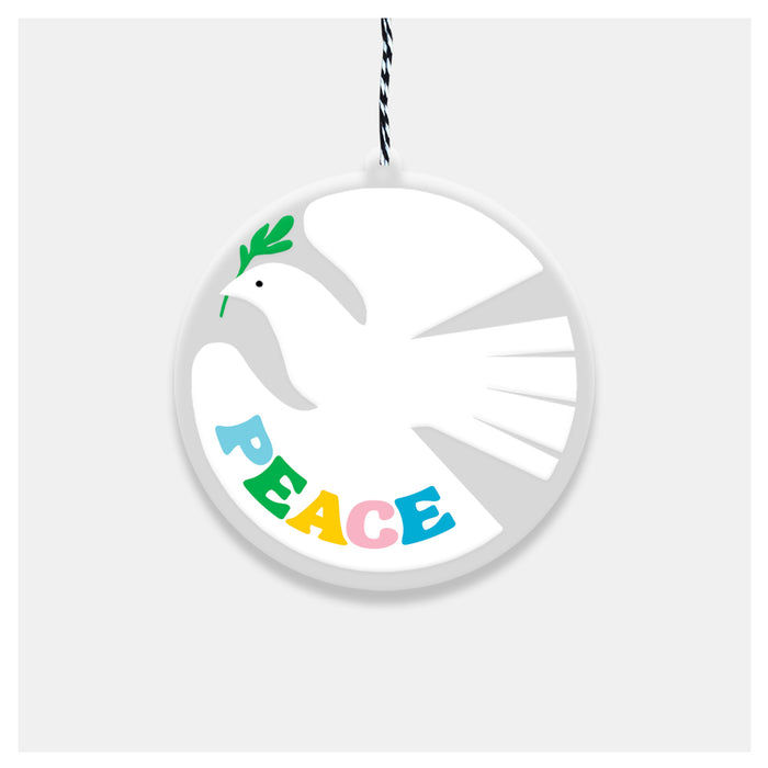 Peace Dove Acrylic Ornament
