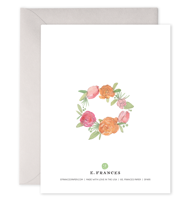 Flower Crown Mom Card