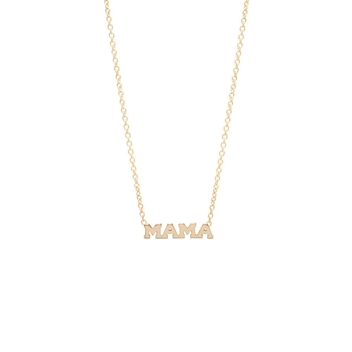 14kt Itty Bitty MAMA Necklace