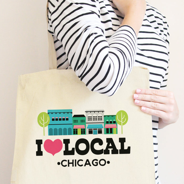 I {Heart} Local Chicago Tote