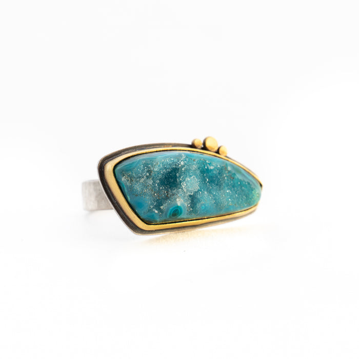 Hemimorphite with 22kt trio