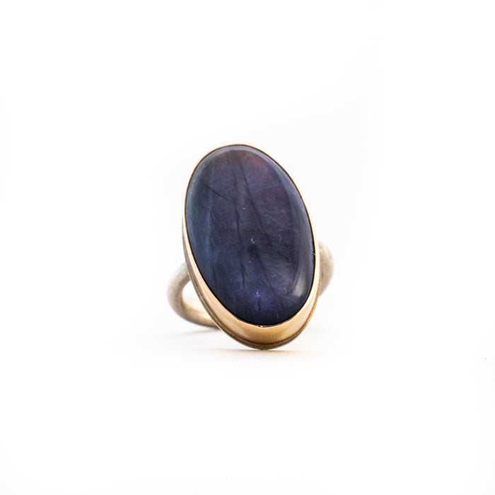 Smooth Oval Purple Labradorite