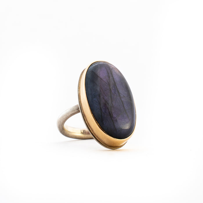 Smooth Oval Purple Labradorite