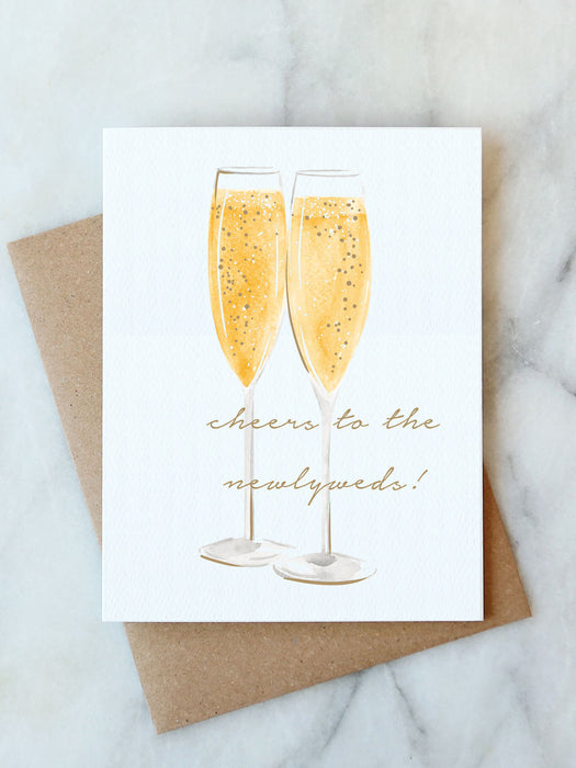 Cheers to the Newlyweds Card