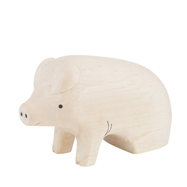 Wee Wooden Pig