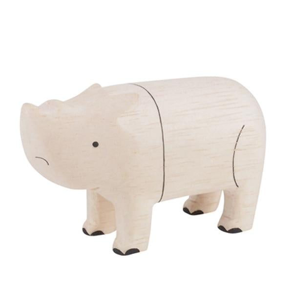Wee Wooden Rhinoceros