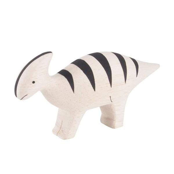 Wee Wooden Parasaurolophus