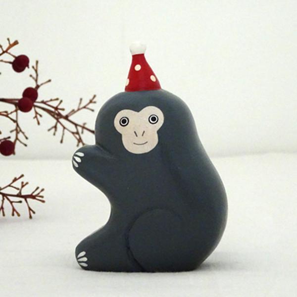 Wee Wooden Party Monkey