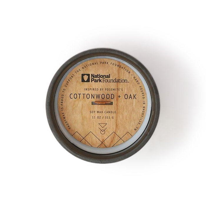 Yosemite National Park Candle - Cottonwood + Oak