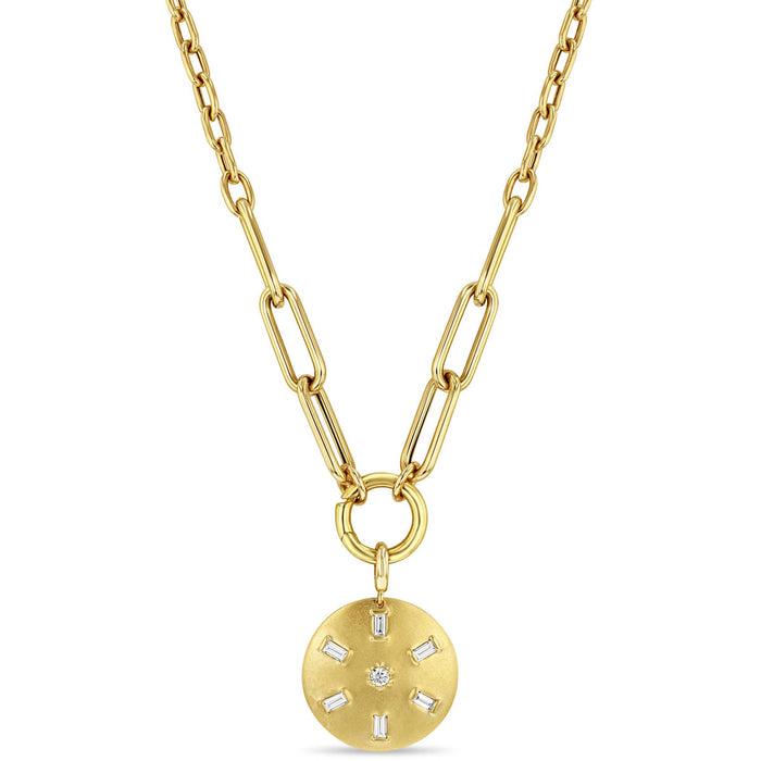 14kt Mixed Large Paper Clip + Medium Square Oval Enhancer Chain