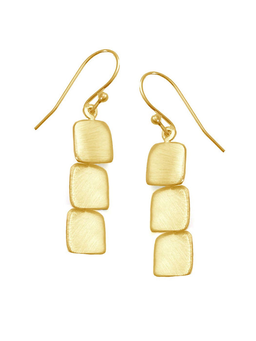 Triple Tab Earrings