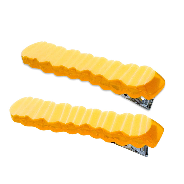 Crinkle Cut Fries Hair Clip Set