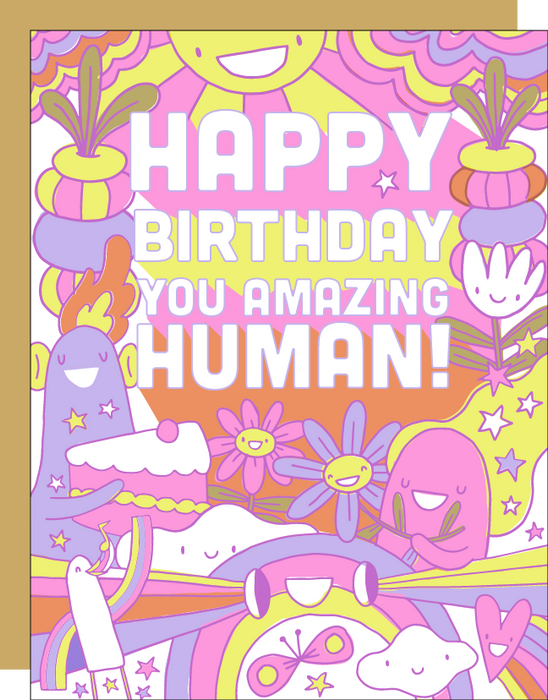 Amazing Human Birthday Card