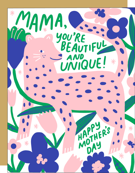 Mama Leopard Card