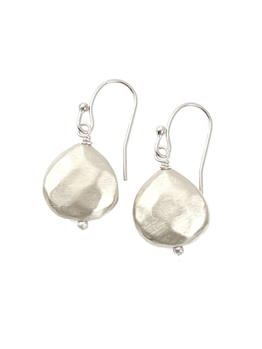 faceted drop earrings