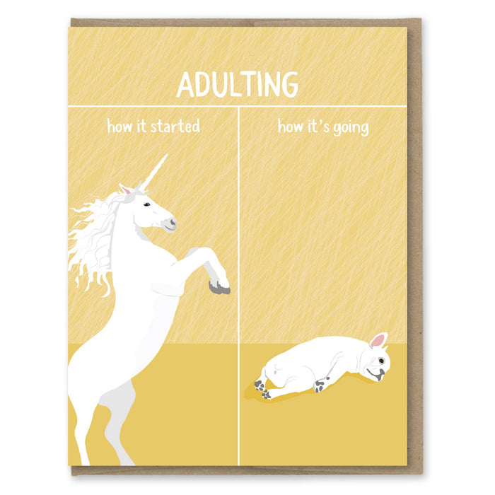 How It's Going Adulting Card