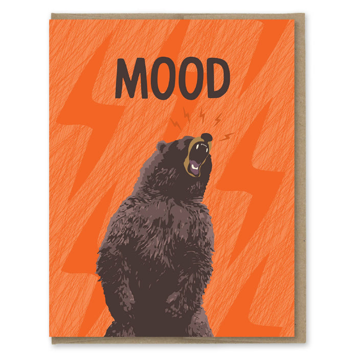 Angry Bear Mood Card