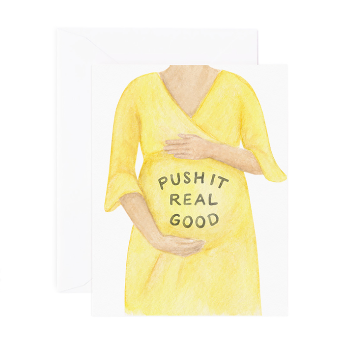 Push It Pregnancy Card