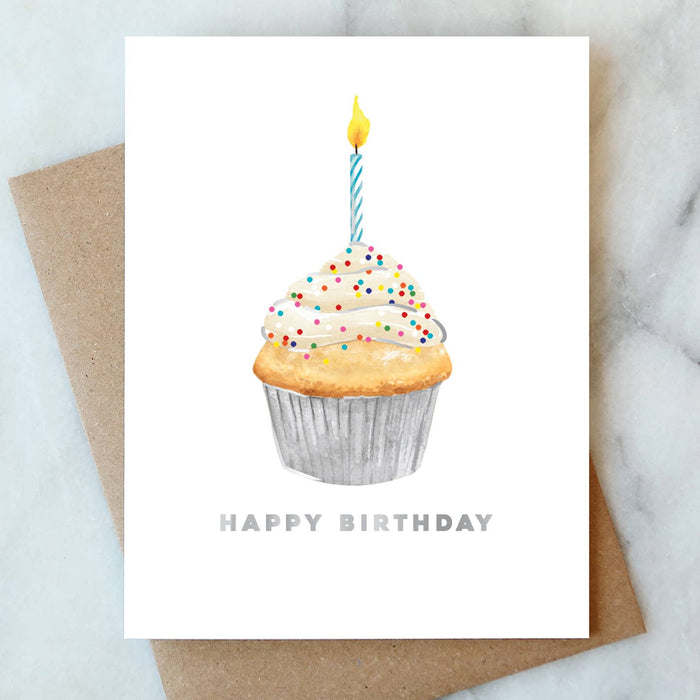 Cupcake Birthday Card