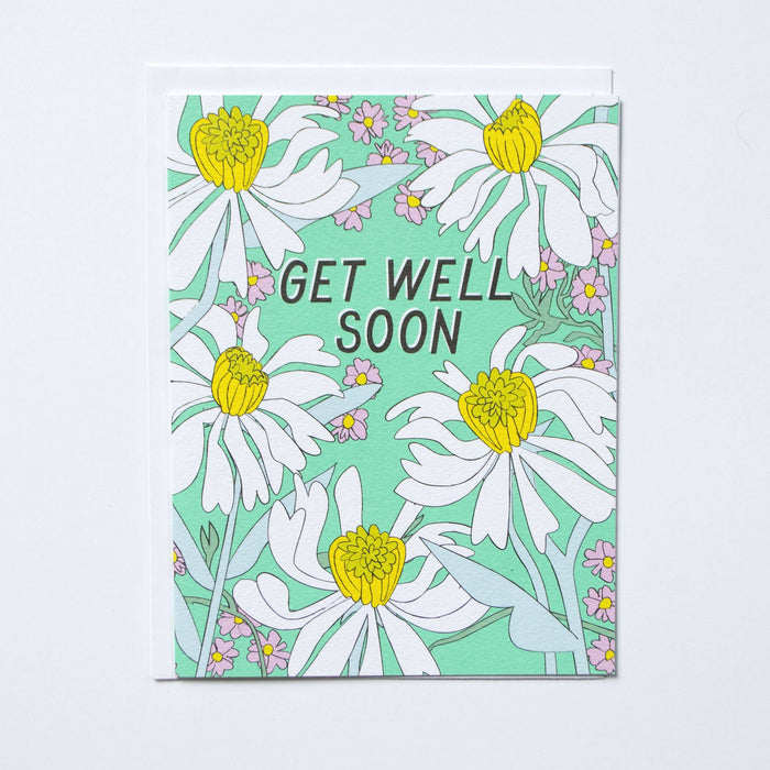 Get Well Soon Daisies Card