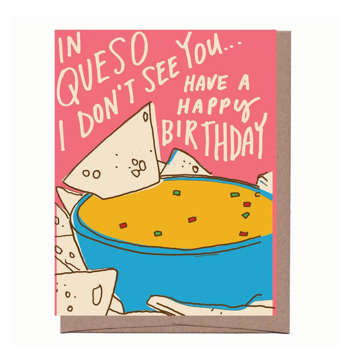 Queso Birthday Card