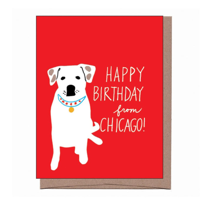 Dog Collar Birthday Card