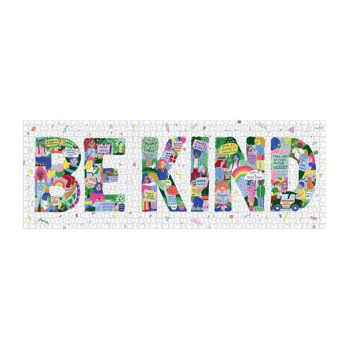 Be Kind, 1000 Piece Panoramic Puzzle