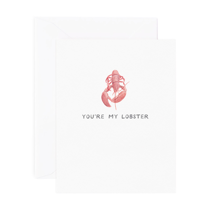 You're My Lobster Love Card