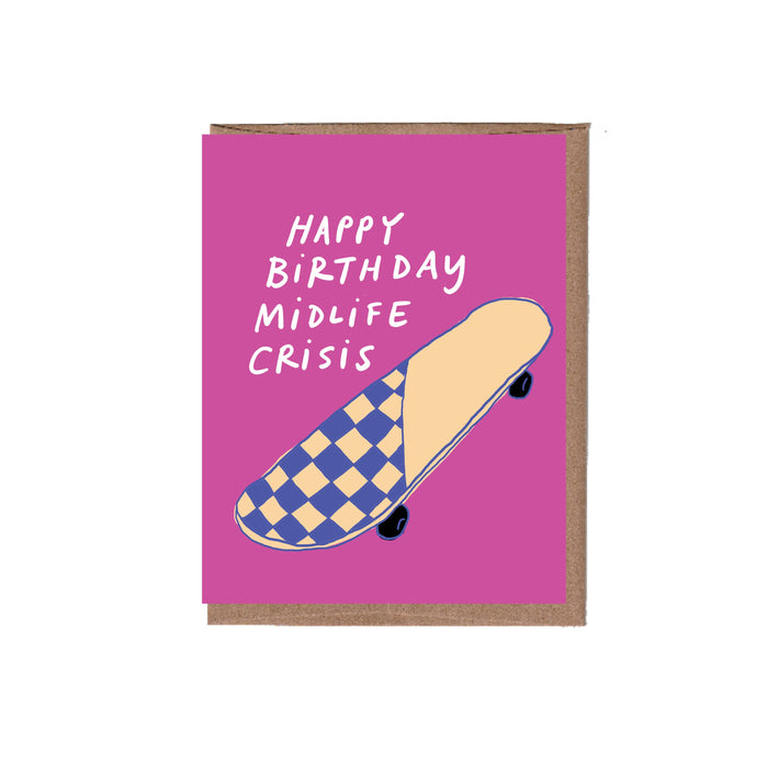 Midlife Crisis Birthday Greeting Card