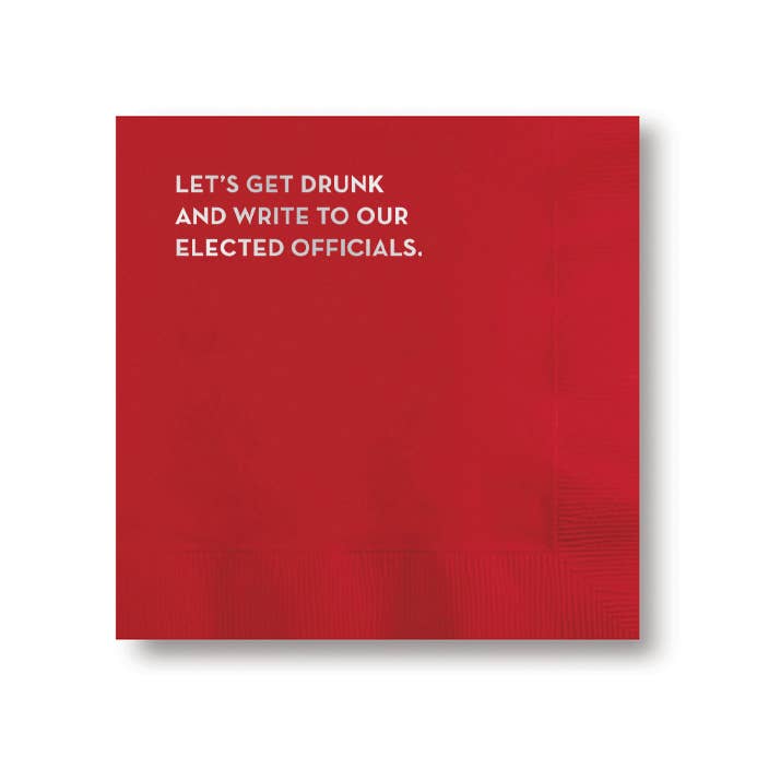 #643 Elected Officials Cocktail Napkin